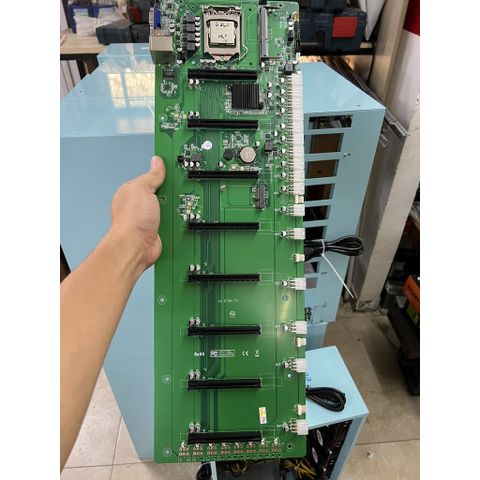  Mainboard - Bo mạch chủ AX-B75M-ETH 6.5cm SK1155 8 chân KO RISER Cũ 