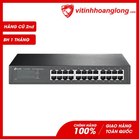  Thiết bị chia mạng TP-Link TL-SG1024D 24 port  - Hàng chính hãng cũ BH 01 tháng 