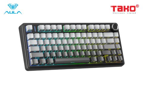  BÀN PHÍM CƠ GAMING 3 MODE AULA F75 PRO (Phiên bản Black gradient/Reaper switch) 