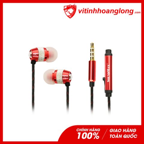  Tai nghe In ear Soundmax AH 306S (Đỏ) 