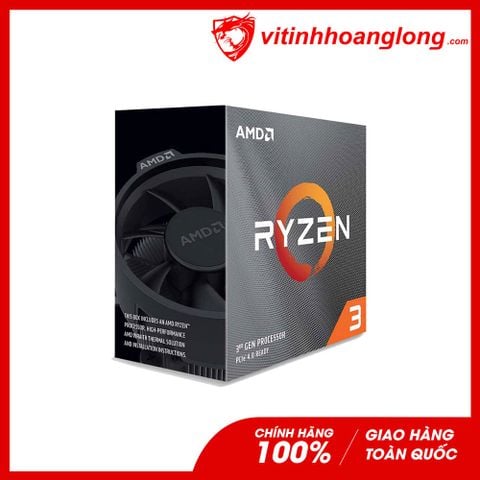  CPU AMD Ryzen 3 PRO 4350G (3.8 GHz Upto 4.0GHz Max Boost, 4 Nhân 8 Luồng, Cache 6MB, Socket AM4, 65W ) with Wraith Stealth Cooler 