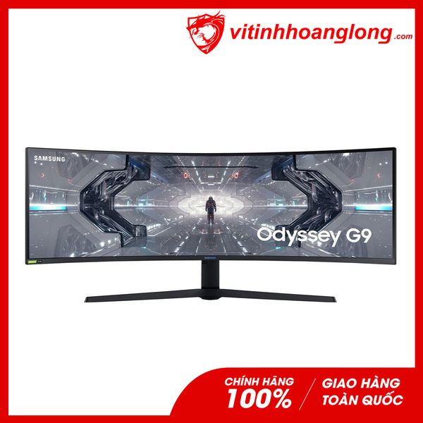Màn hình máy tính Samsung 49 Inch Cong Odyssey G9 LC49G95TSSEXXV DualQHD 240Hz G-Sync Chính Hãng BH24T