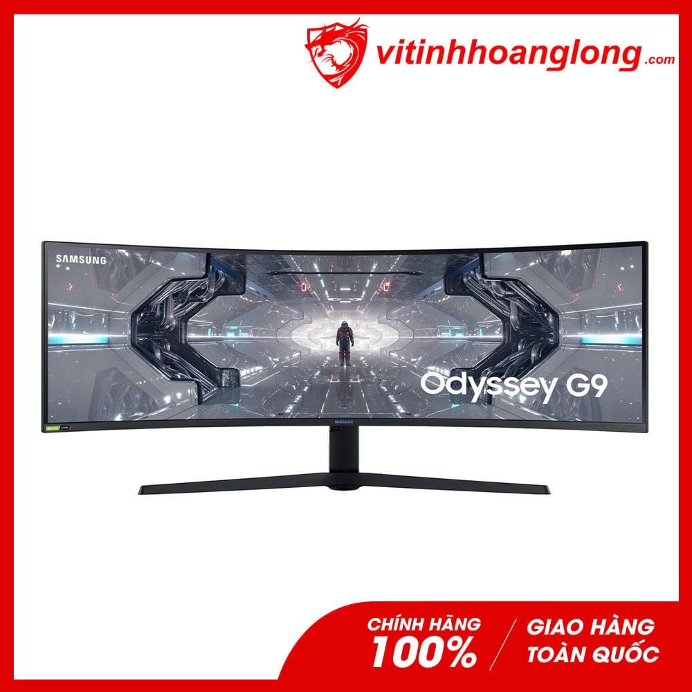  Màn hình máy tính Samsung 49 Inch Cong Odyssey G9 LC49G95TSSEXXV Dual QHD 240Hz G-Sync Chính Hãng 