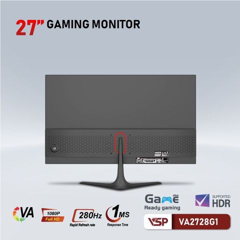  Màn hình Gaming VSP VA2728G1 | 27 inch Full HD VA 280Hz 1ms phẳng 