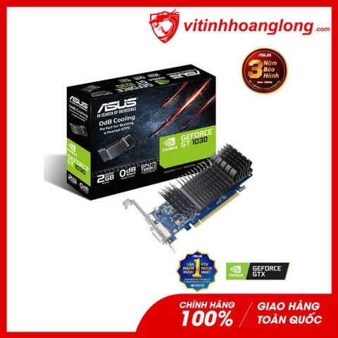  Card màn hình VGA Asus Geforce GT 1030 2GB DDR4 Silent BRK (GT1030-SL-2GD4-BRK) 