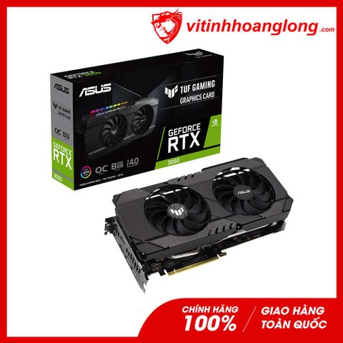  Card màn hình VGA Asus Geforce RTX 3050 OC Edition 8GB GDDR6 (TUF-RTX-3050-O8G-GAMING) 