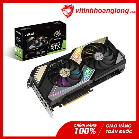  Card màn hình VGA Asus Geforce RTX 3070 8GB GDDR6 KO V2 LHR (KO-RTX3070-8G-V2-GAMING) 