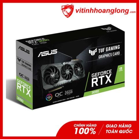  Card màn hình VGA Asus Geforce RTX 3090 Tuf Gaming OC 24GB GDDR6X 