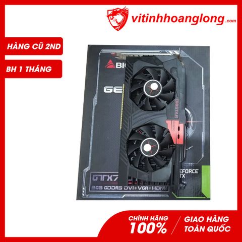  Card màn hình VGA Biostar 750Ti 2GB 2 Fan DDR5 cũ 