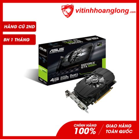  VGA Card màn hình Asus GTX 1050Ti 4GB GDDR5 Phoenix - HÀNG CŨ 