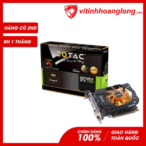  Card màn hình VGA Zotac GTX 750Ti 2GB 128bit DDR5 cũ 