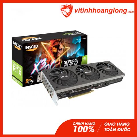  Card màn hình VGA INNO3D RTX 3080TI X3 OC 12GB GDDR6X 3Fan (N308T3-126XX-1810VA44) 