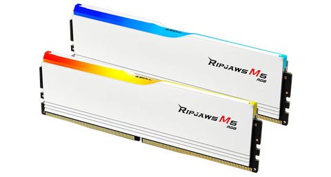  Ram GSkill Ripjaws M5 RGB 32GB - White | 16GB x 2, DDR5, 6400MHz (F5-6400J3648F16GX2-RM5RW) 
