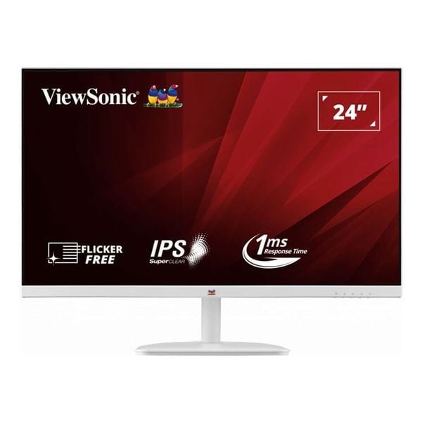  Màn hình Gaming Viewsonic VA2432-H-W | 24 inch Full HD IPS 100Hz 1ms phẳng trắng 