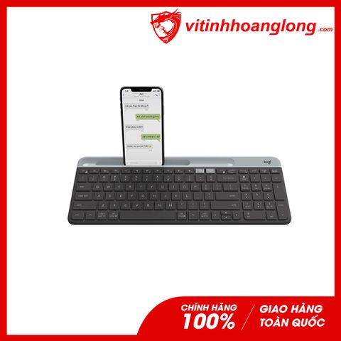  Bàn phím không dây LOGITECH K580 SLIM MULTI DEVICE WIRELESS ĐEN 