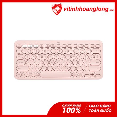  Bàn phím Bluetooth LOGITECH K380 HỒNG 