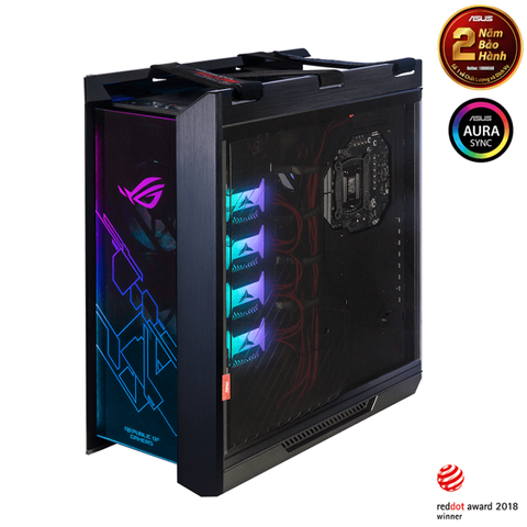  Thùng máy Case Asus ROG Strix Helios GX601 Tempered Glass Gaming (Mid Tower/Màu Đen/Led RGB) 