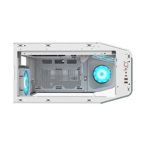 Thùng máy Case Cougar FV 270 - Đen / Trắng | Kèm sẵn 1 fan ARGB 