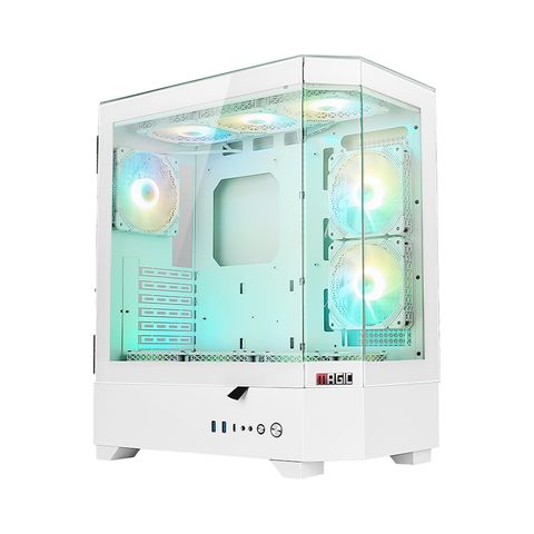  Thùng máy Case Magic Vila Ultra - Trắng | E-ATX, không Fan 