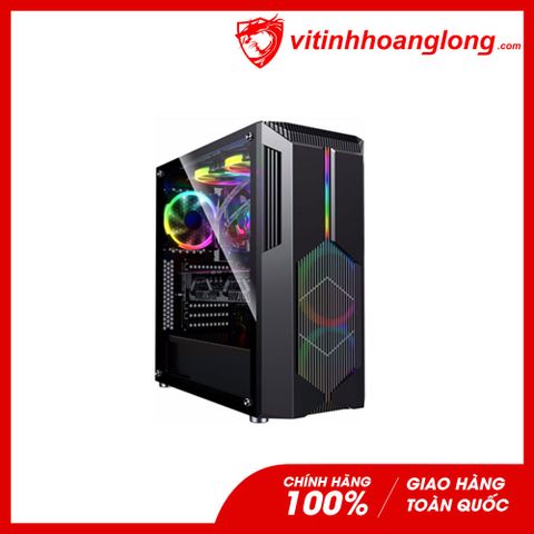  Vỏ Case máy tính Jetek Game Beryl-II G9602B Black (Tặng 2 Fan) 