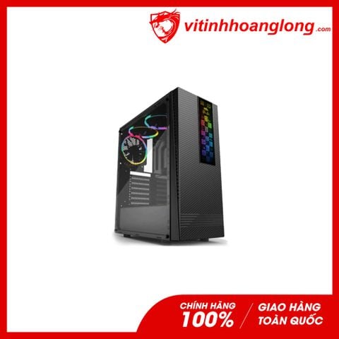  Vỏ Case máy tính Jetek Game G9323 Rhino Art RGB (No Fan) 