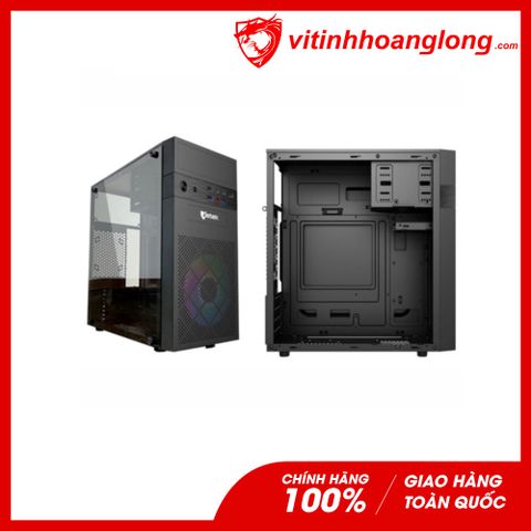  Vỏ Case máy tính Jetek Game V12A (Tặng 1 Fan RGB) 