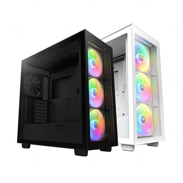  Thùng máy Case NZXT H7 Elite RGB (BLACK/ WHITE) 