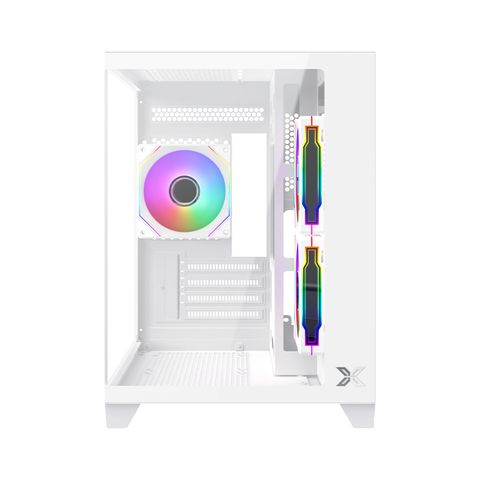  Thùng máy Case Xigmatek Aqua M Nano 3GF - White | Kèm sẵn 3 fan (EN45516) 