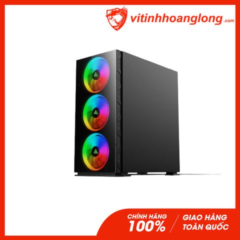  Vỏ Case máy tính Vsp FA-401 Có Sẵn 4 Fan LED ARGB 