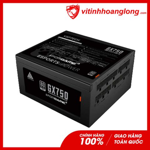  Nguồn máy tính VSPTECH GX750 iFORGAME 750W Chuẩn 80 Plus Gold 