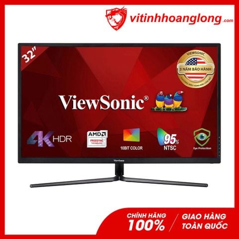  Màn hình máy tính ViewSonic 32 Inch VX3211-4K-MHD, 4K UHD, VA, Freesync, 60Hz, 3ms 