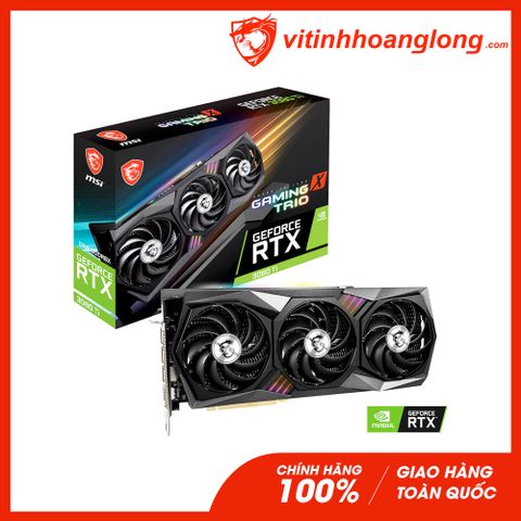  Card màn hình VGA Msi RTX 3080Ti 12GB GDDR6X Gaming X Trio 