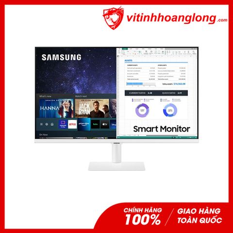  Màn hình máy tính Samsung 27 Inch Smart Monitor M5 LS27BM501NEXXV FHD VA 60Hz 8ms Chính Hãng PSD 