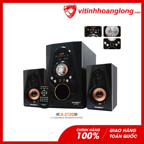  Loa Bluetooth Soundmax A-2120 2.1 BLT 4.0 Kèm remote(Karaoke) 