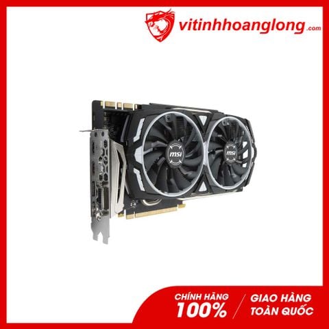  Card màn hình VGA Msi 1080Ti 11G Armor 2 Fan cũ 