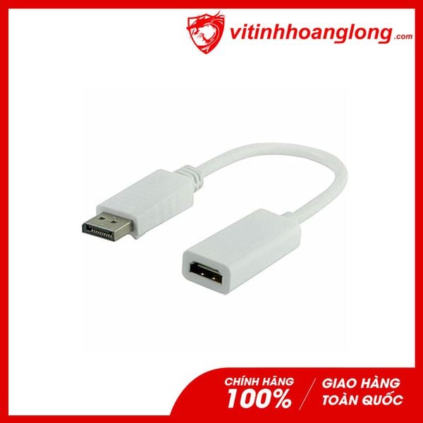 Cáp Displayport VSP sang HDMI (trắng)