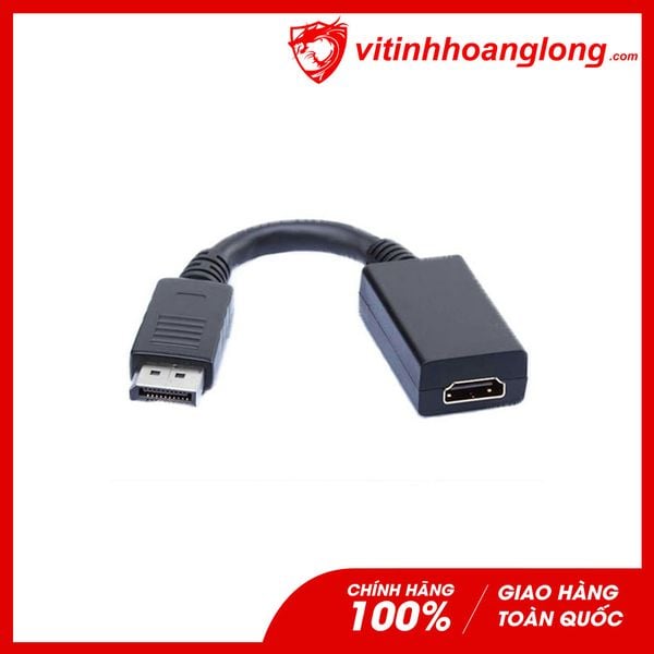 Cáp Displayport VSP sang HDMI (đen)