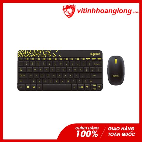  Combo Phím chuột không dây Logitech MK240 Chính Hãng (Đen lục nhạt) 