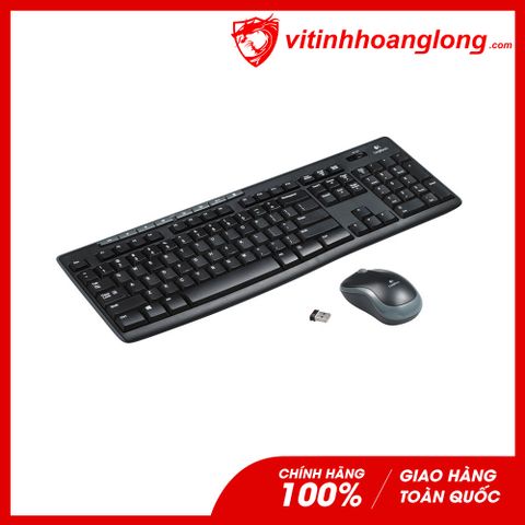  Combo Phím chuột không dây Logitech MK270R Chính Hãng (Đen) 