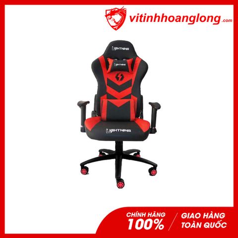  Ghế Gaming Lightning A-LN002 Chân Xoay (Đỏ) 