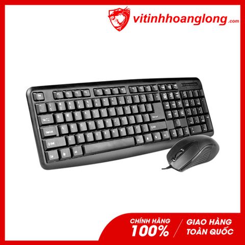  Combo phím chuột Bosston D5200 Chính Hãng (Đen) 