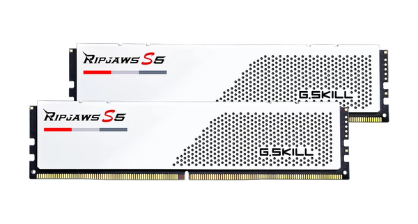  Ram Gskill Ripjaws S5 White 32GB | 16x2, DDR5, 5200MHz F5-5200J4040A16GX2-RS5W 