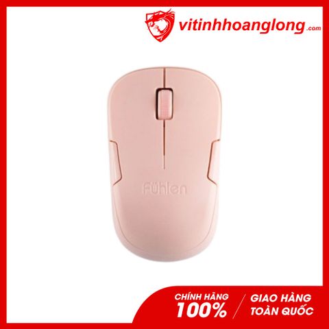  Chuột máy tính Wireless Fuhlen A06G pink (Hồng) 