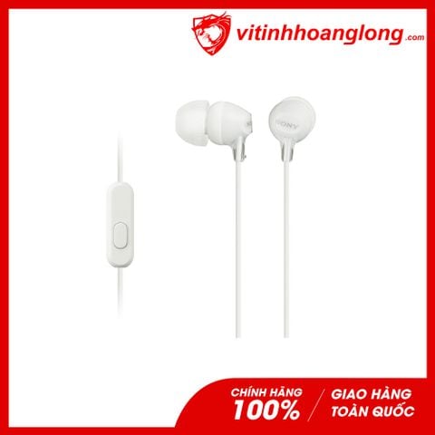  Tai nghe In ear Sony MDR-EX15AP(Trắng) 