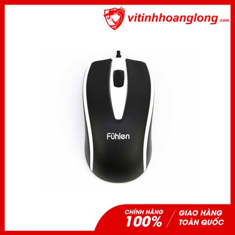  Chuột văn phòng Fuhlen L102 Chính Hãng (Đen Trắng) 