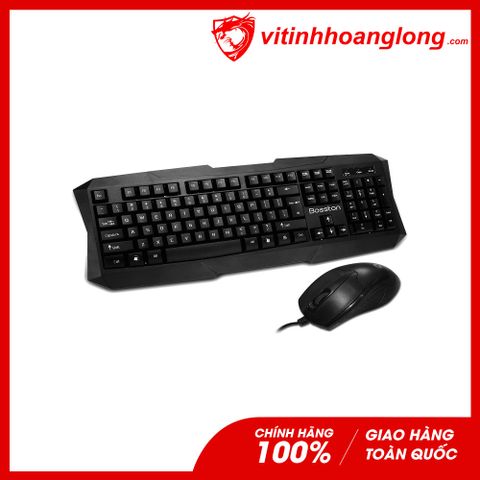  Combo phím chuột Bosston S6600 Chính Hãng (Đen) 