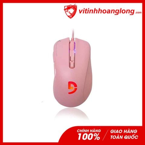  Chuột gaming Fuhlen G90 Pink RGB Optical Gaming 2000DPI (Hồng) 