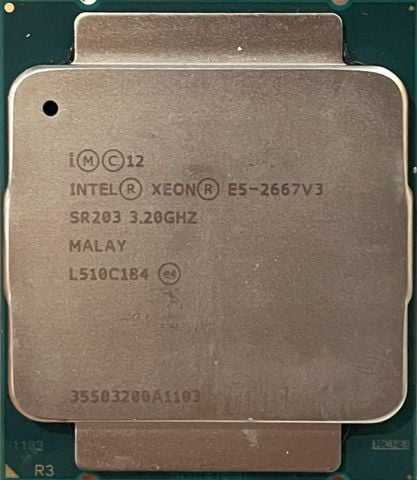  CPU Intel Xeon E5 2667 V3 Socket 2011-3 (8C/16T, 20M Cache, 3.20 GHz) 