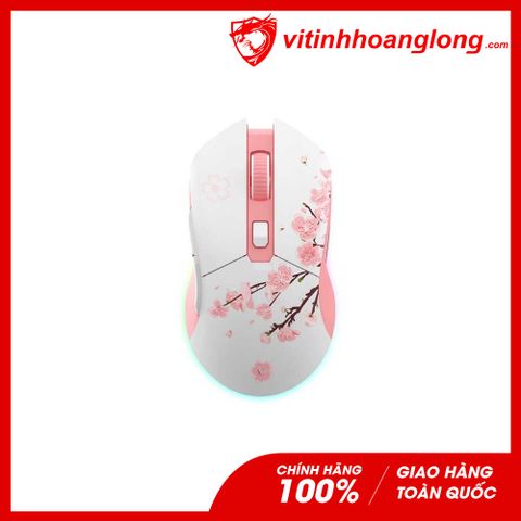  Chuột máy tính Wireless DareU EM901X Gemini RGB Pink Gaming (Hồng) 