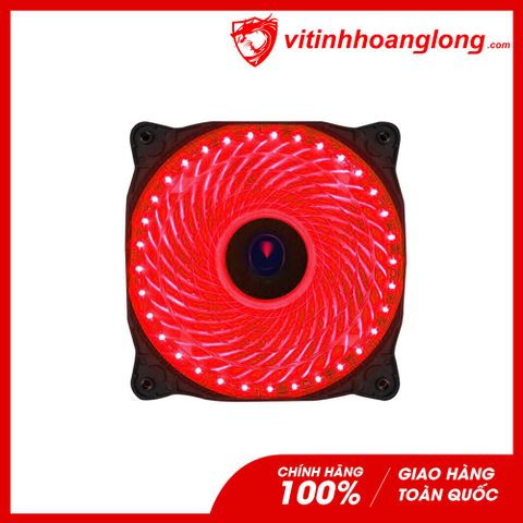  Fan case Vsp 12cm Led Đỏ (33 đèn) - không hộp 